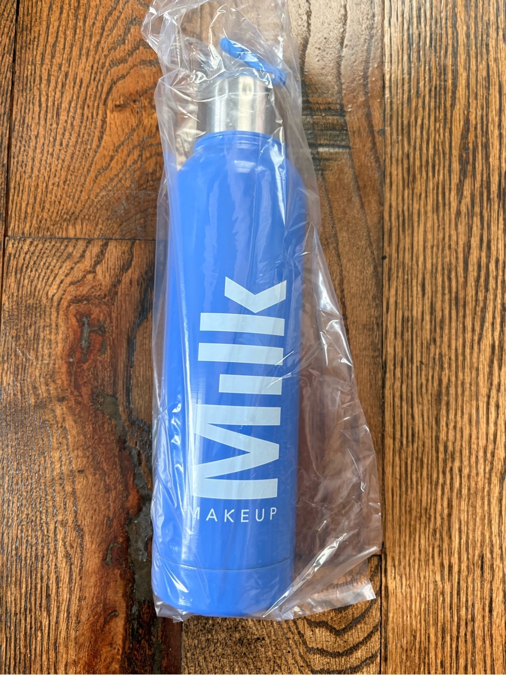 Milk Makeup Blue Branded Water Bottle